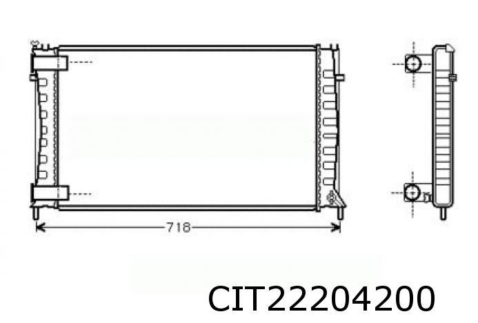 Radiator, engine cooling