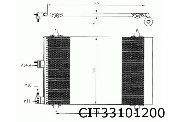 Condenser, air conditioning
