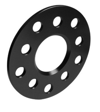 Distanziatore ALU    5mm LK 98/4+2  NLB 58.1 anodizzato nero