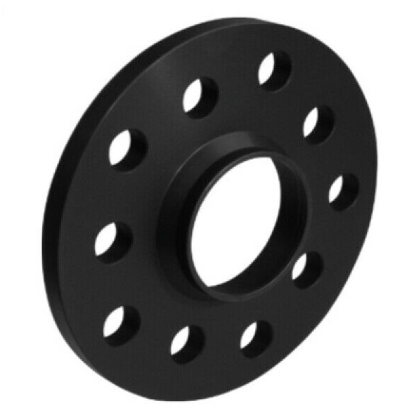 Distanziatore ALU   10mm LK 98/5+1  NLB 58.1 anodizzato nero