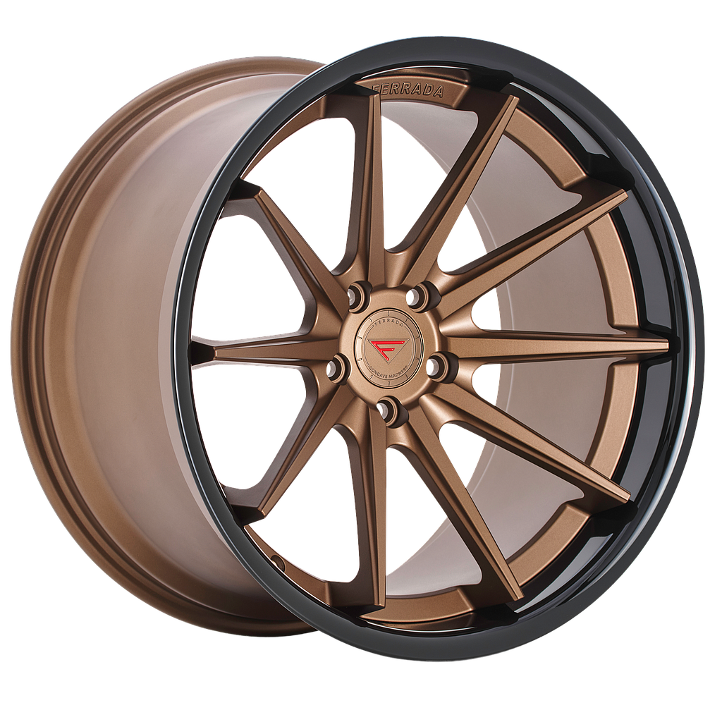 FERRADA FR4 Matte Bronze / Gloss Black Lip 10.5x22 66.6 60° Kegel