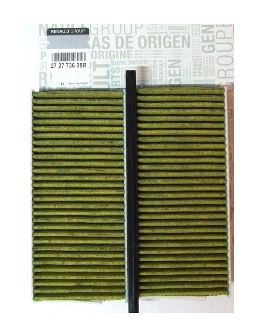 Jeu filtre à pollen Kangoo II / Master ANTIALLERGENE