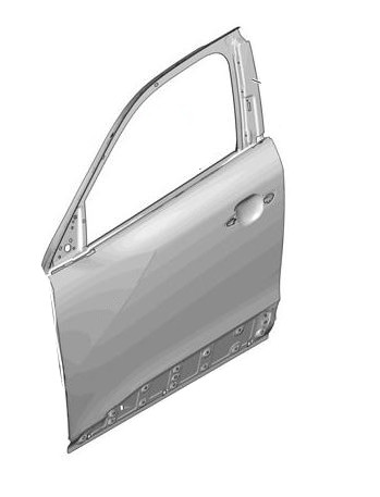 Porte avant gauche Peugeot 2008 2019-