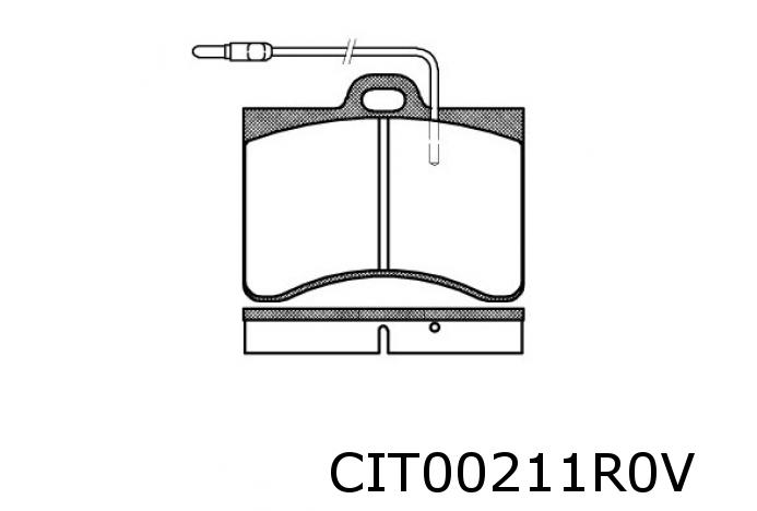 CX brake pads front