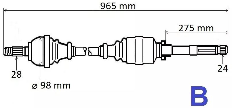 GELENKWELLE RECHTS