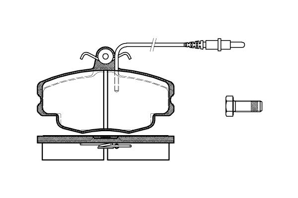 Pastiglie freni anteriore ZX 16,19 + D 