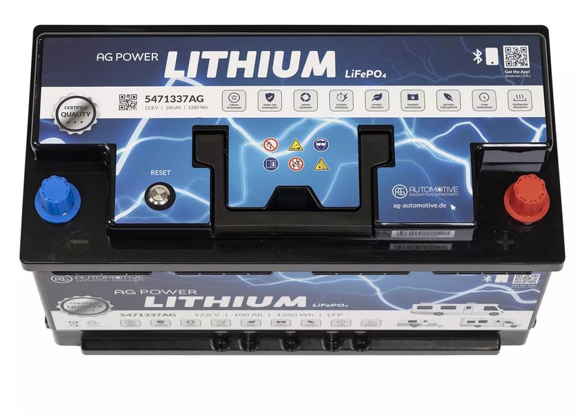 Batteria di alimentazione al litio LIFEPO4 100AH 1280Wh