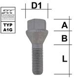 Bolt M12 x 1,25 L42 SW19 geomet