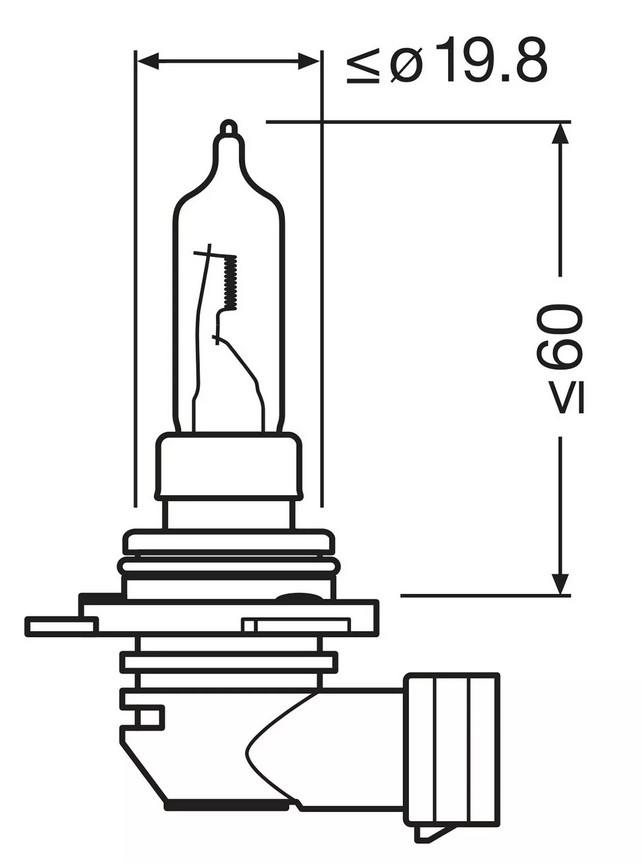 Glühlampe HIR2 55W 12V PX22d