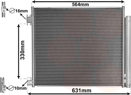 Klimakondensator mit Trocknerflasche Kadjar Espace V