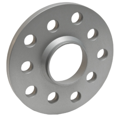 Distanzscheibe ALU   12mm LK 112/5  NLB 66.5 silber eloxiert