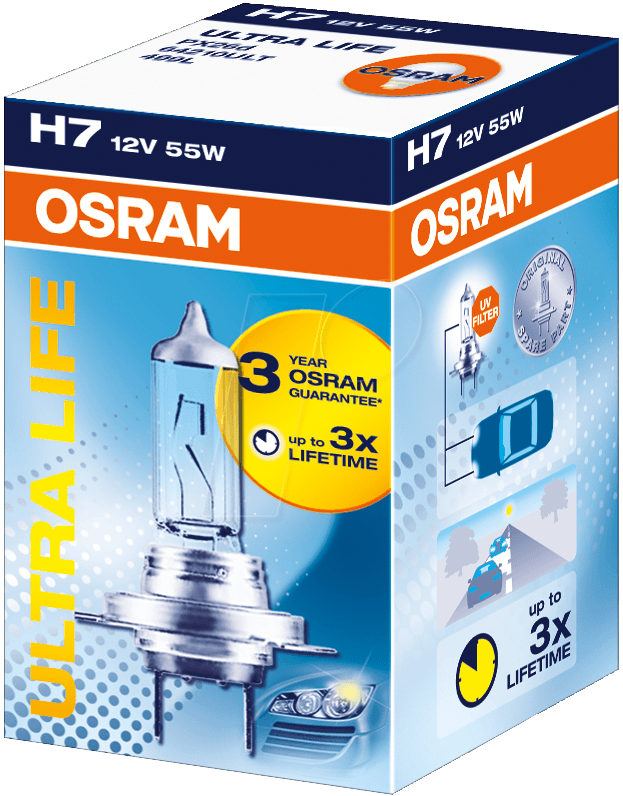 Lampada H4 12V 60/55W ULTRA LIFE
