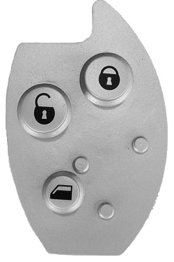 Rubber key housing 3 buttons