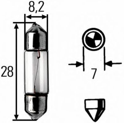 Soffittenlampe 12V 3W