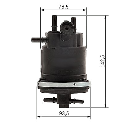 Filtro gasolio PSA (2.0HDi/2.2HDi)
