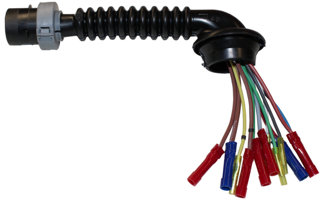 Kabelbaum-Reparatursatz für Türen hinten, Limousine + Caravan mit elektr. FH und mit ZV Bj. 03.04-2009 Länge: 200 mm; vormontiert mit Stossverbinder und Faltenbalg