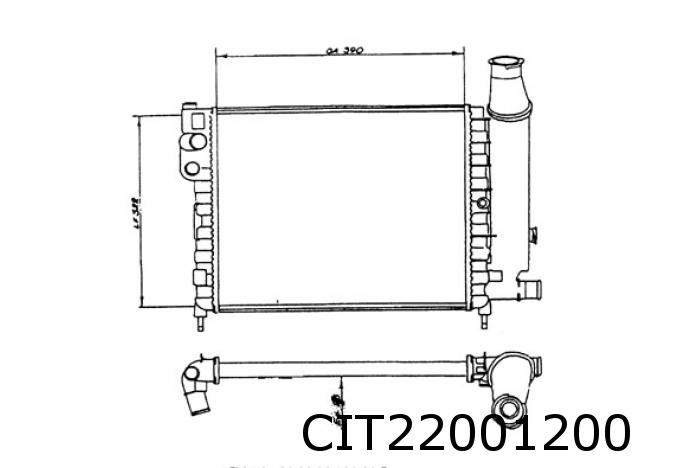 Radiator, engine cooling