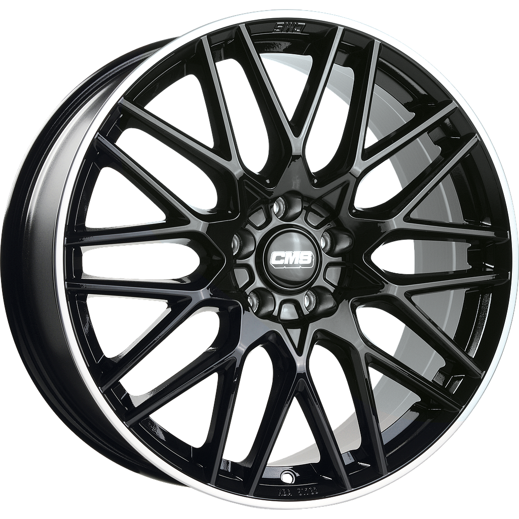 CMS C25 Diamond Rim Black Gloss 7.5x18 66.6 60° Kegel