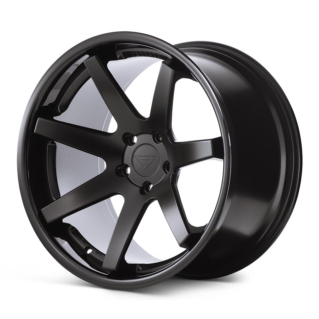 FERRADA FR1 Matte Black / Gloss Black Lip 10.5x20 66.6 60° Kegel