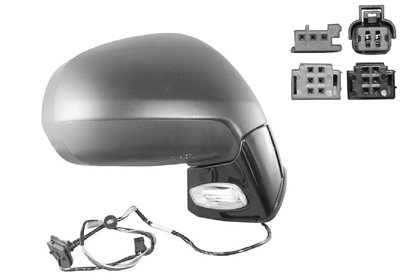 Aussenspiegel C4 Picasso rechts elektr./el.abklappbar/Speicher/beheizt/Farbe