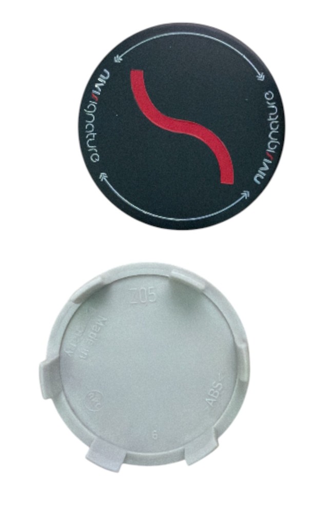 Nabendeckel für Nivis Alufelgen black für NIVIS Torrino 60mm