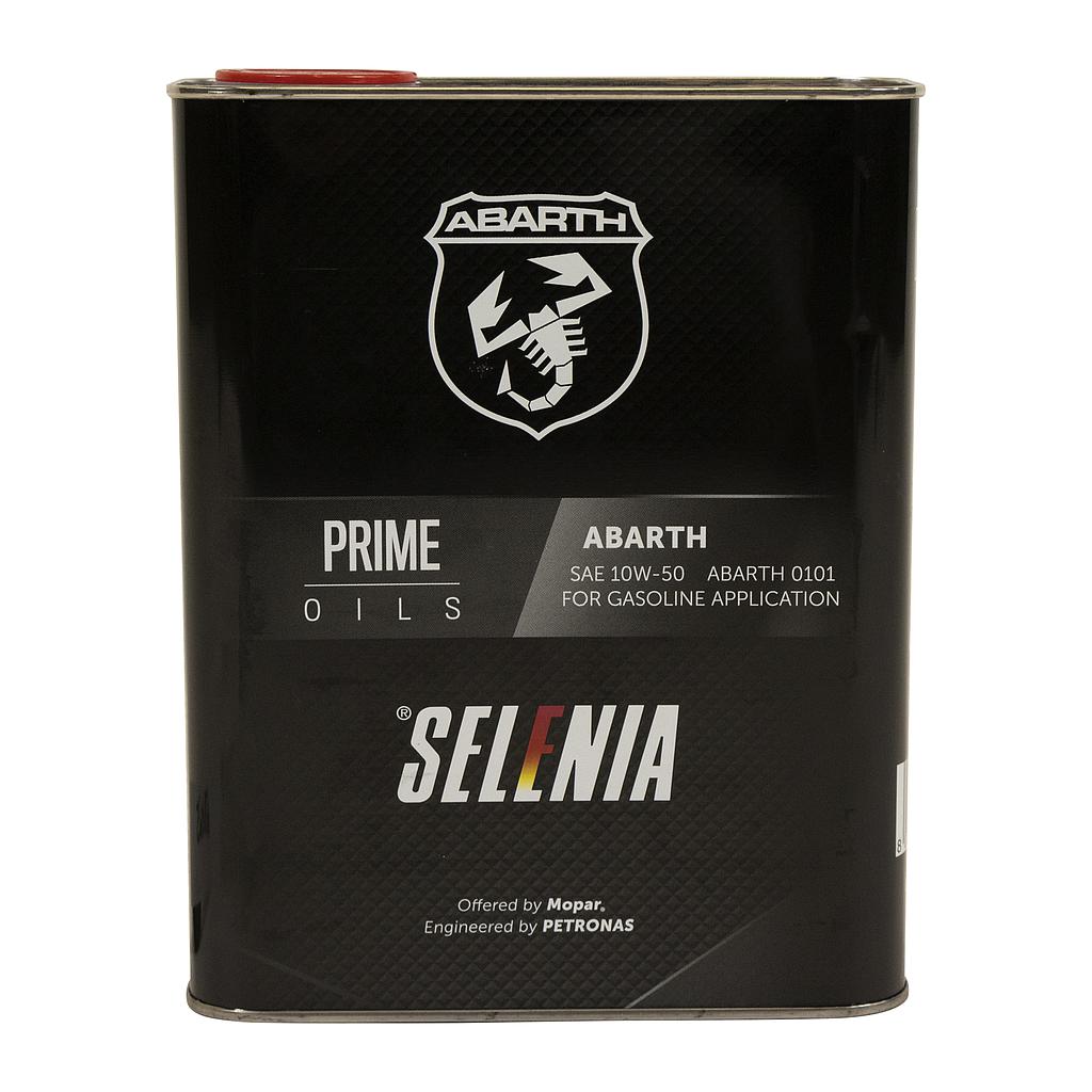 Huile moteur Selenia ABARTH 10W-50 2 Litre pour moteurs ABARTH tunés.
