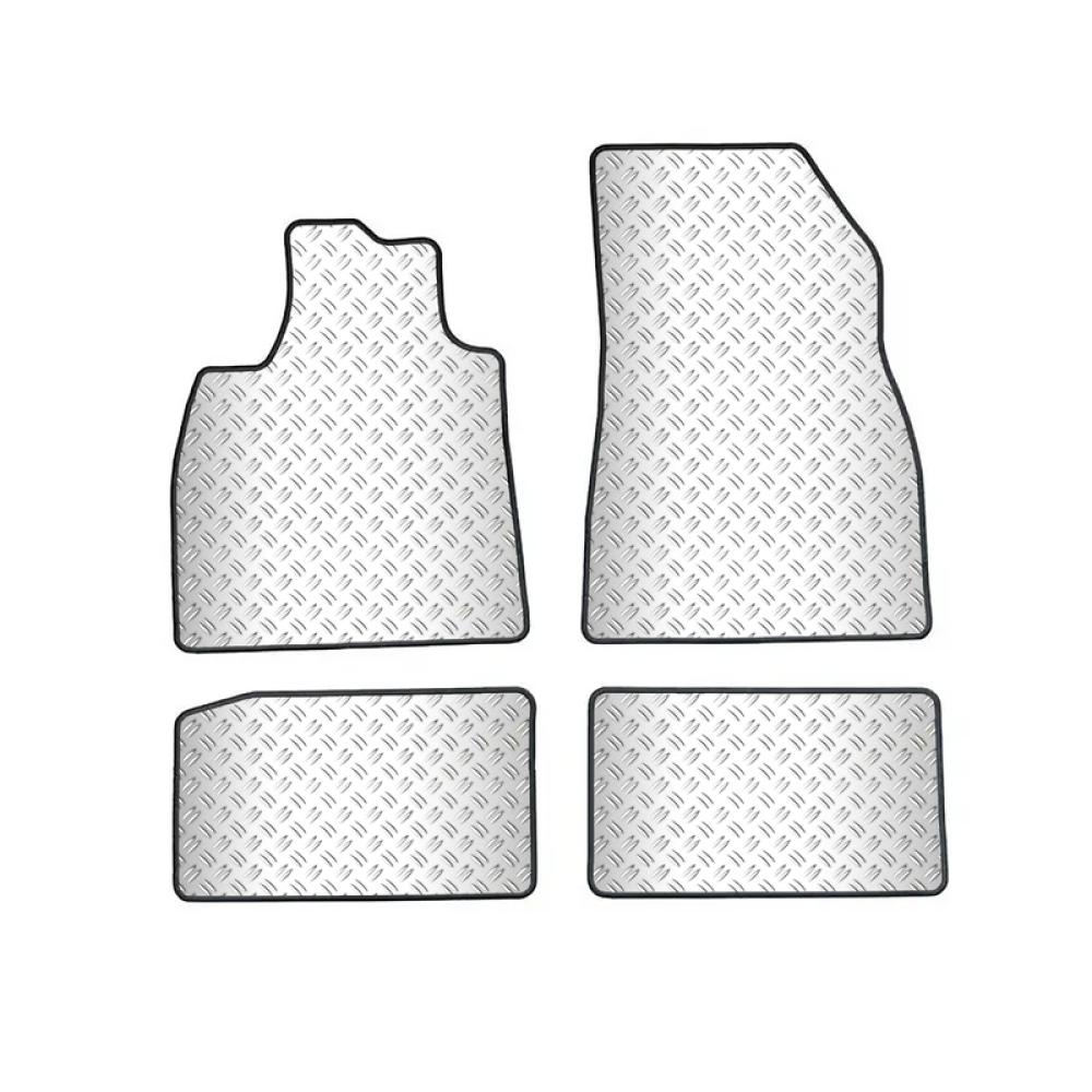 REDUST Fussmatten Alu Duster 3 Hybrid + ECO Silber