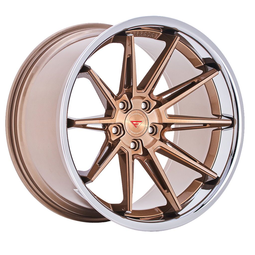 FERRADA CM2 Brushed Cobre / Chrome Lip 10.0x20 71.6