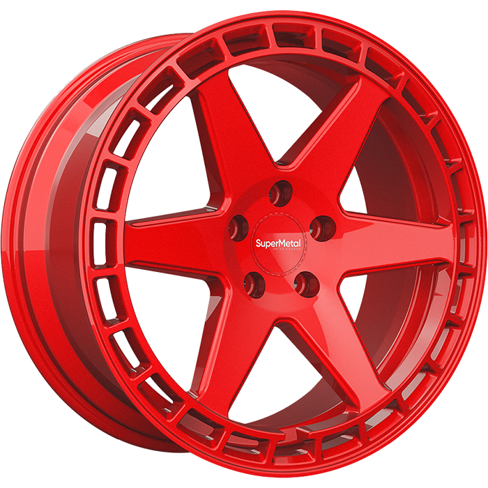 SuperMetal CHARGER Revolution Red 9.0x20 ET45 5x120 65.1