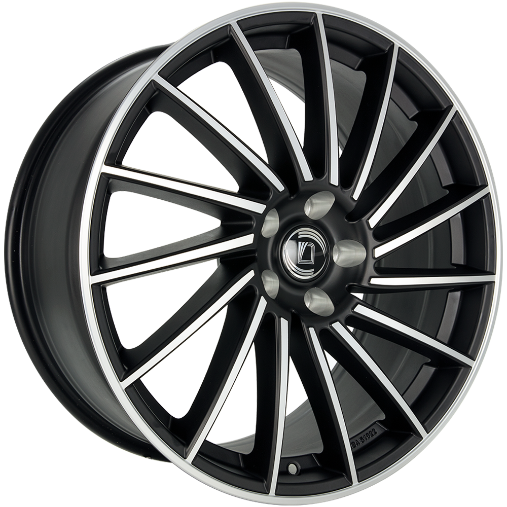 DIEWE Briosa nero machined 8.5x19 ET50 5x114.3 60.1