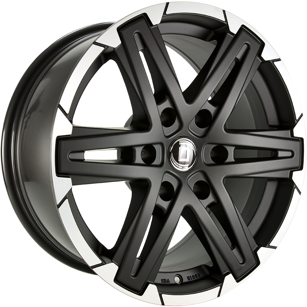 DIEWE GREZZO nero machined 8.5x18 ET42 6x114.3 66.1