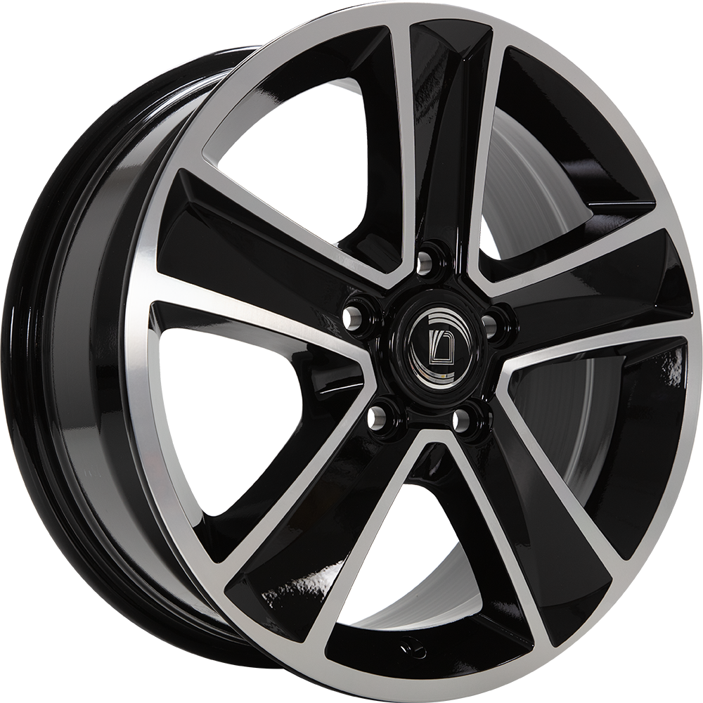DIEWE MAMMUT5 neros machined 7.0x17 ET45 5x112 66.6