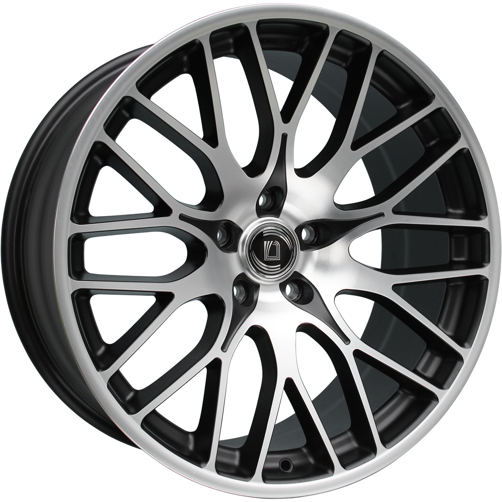 DIEWE FINA nero machined 9.5x19 ET35 5x112 66.6