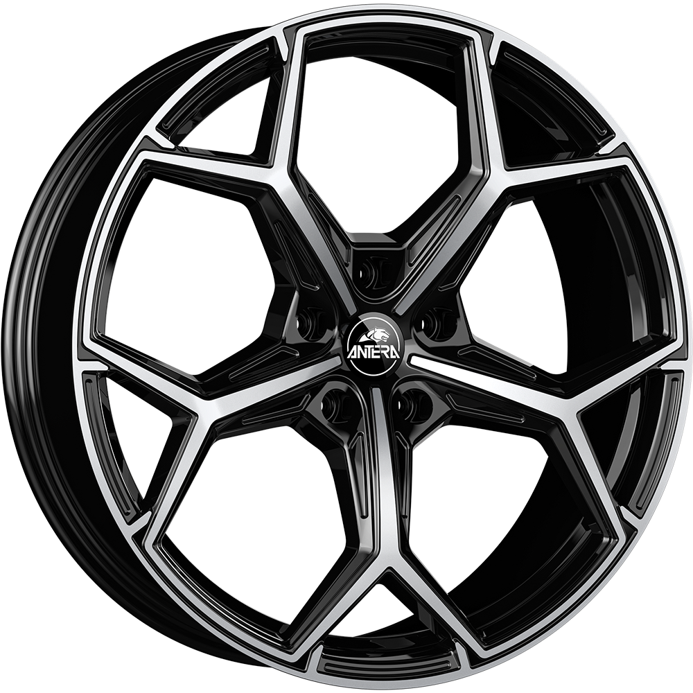 DIEWE A101 piano black diamond 9.5x22 ET35 5x114.3 64.1