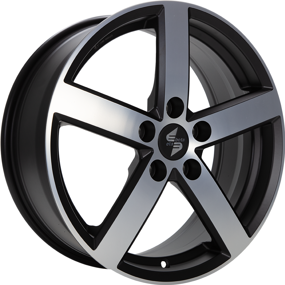 DIEWE EROS black matt full pol. 6.5x16 ET46 5x112 57.1