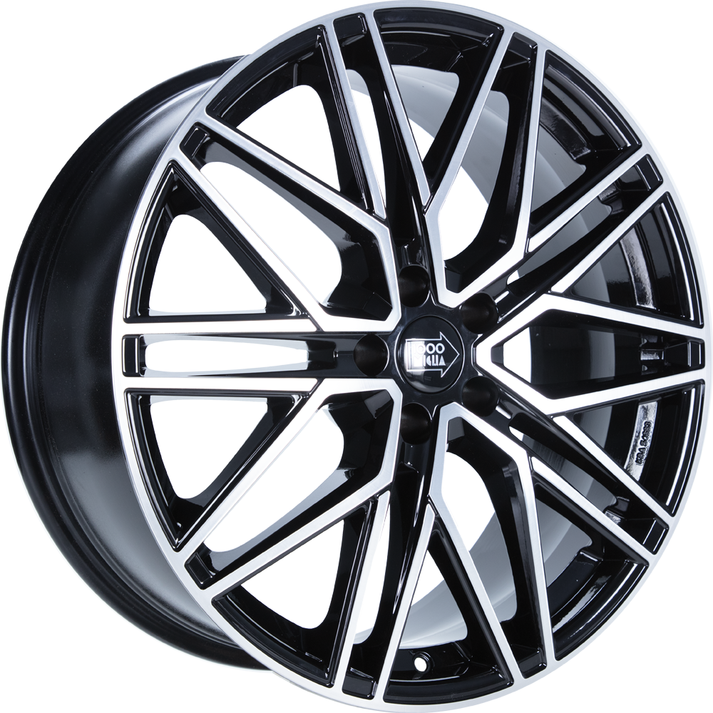 DIEWE MM1023 black polished 8.0x18 ET45 5x112 66.5