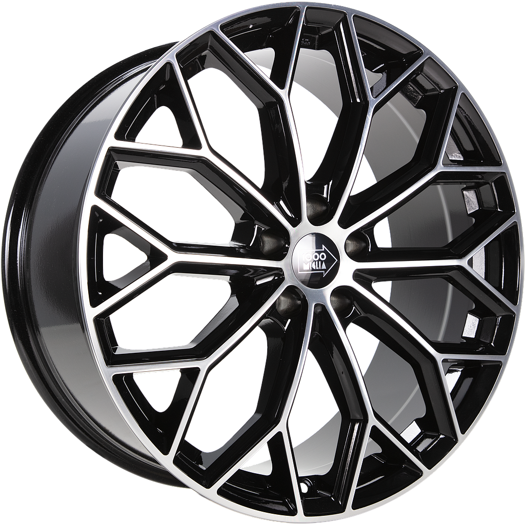 DIEWE MM1030 gloss black polished 8.5x20 ET45 5x108 73.1