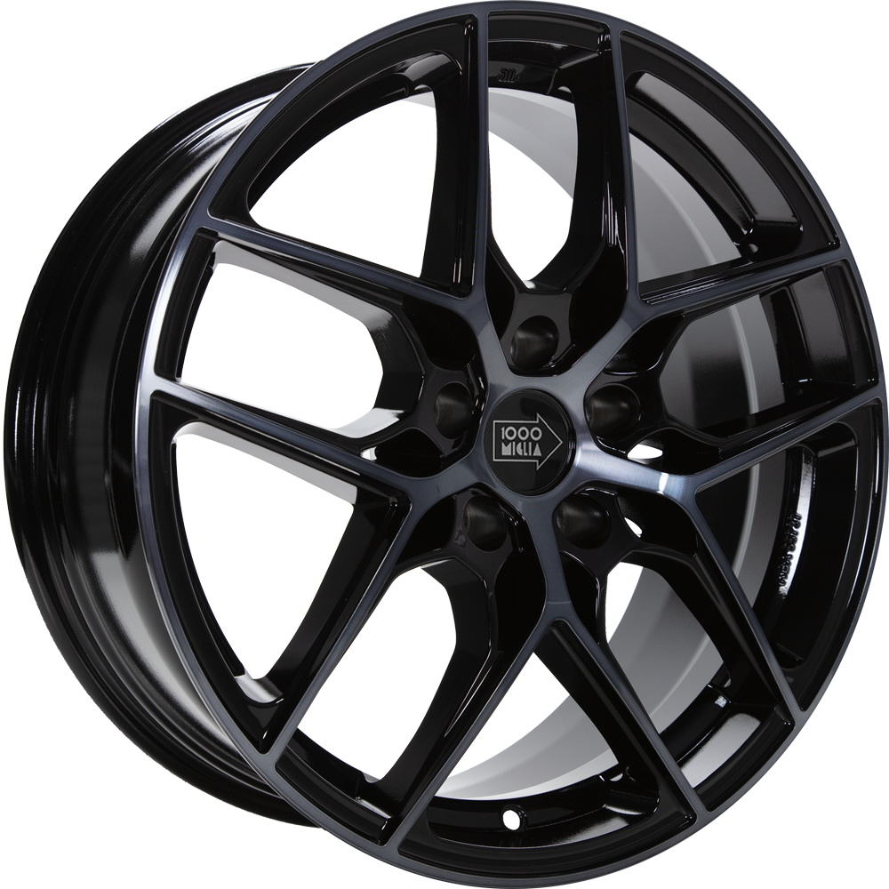 DIEWE MM1004 gloss black dark polished 8.0x18 ET45 5x114.3 73.1