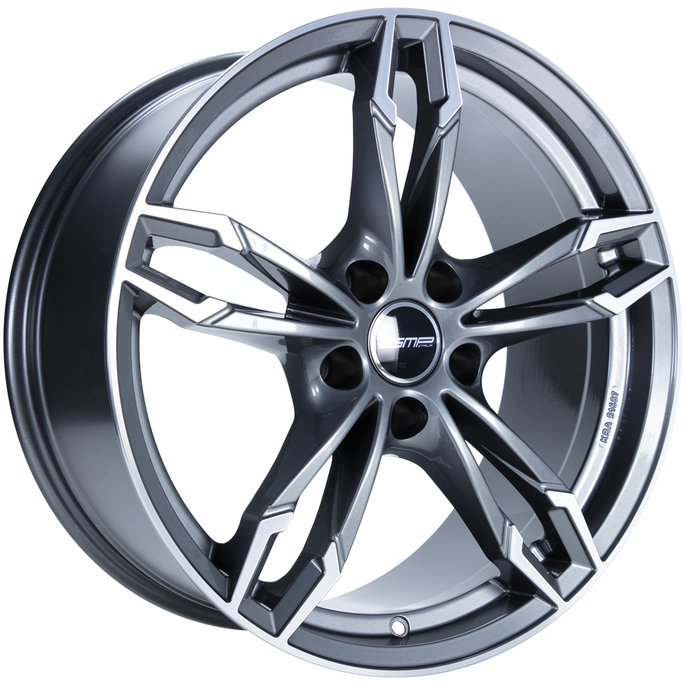 DIEWE Dea anthracite glossy 8.0x18 ET34 5x120 72.6