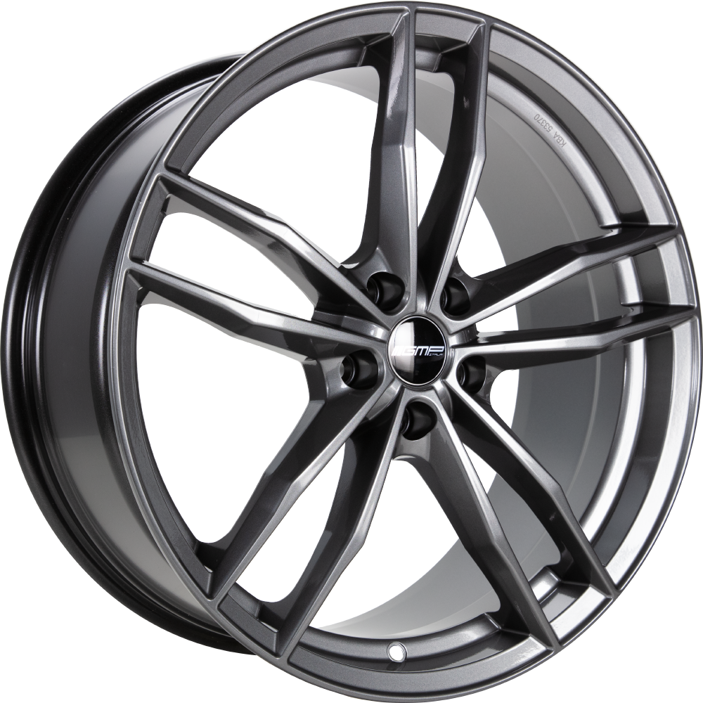 DIEWE Swan anthracite glossy 9.5x20 ET45 5x120 72.6
