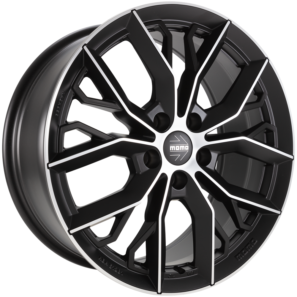 DIEWE MASSIMO black matt polish 8.0x18 ET30 5x120 72.6
