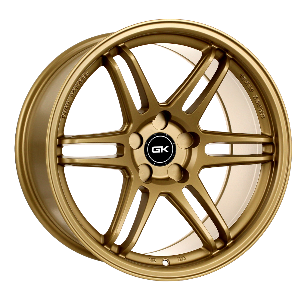GK 715.FL MATT GOLD 9.0x18 76.1