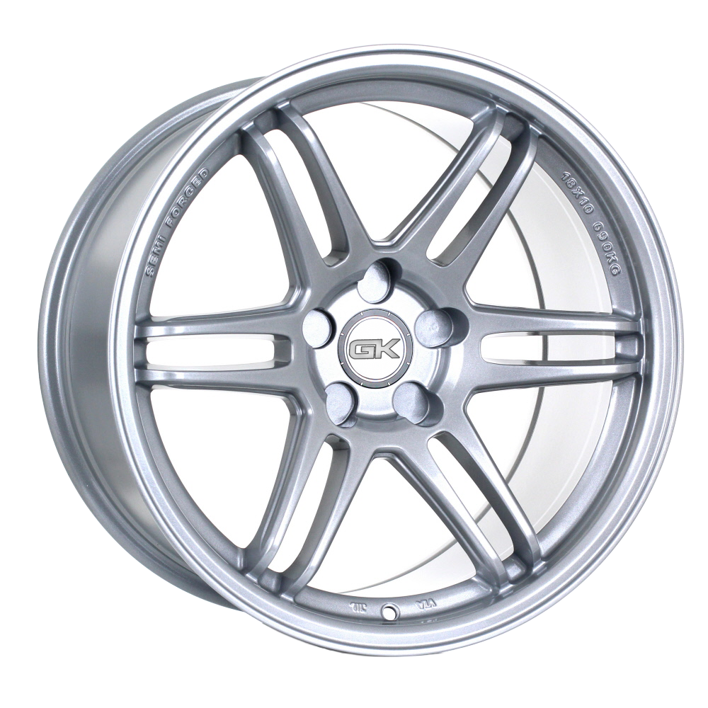 GK 715.FL GLOSS SILVER 9.0x18 76.1