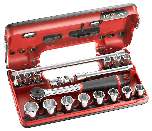 FACOM Coffret Douil 3/8' 6P Mm J.161B 18Pc