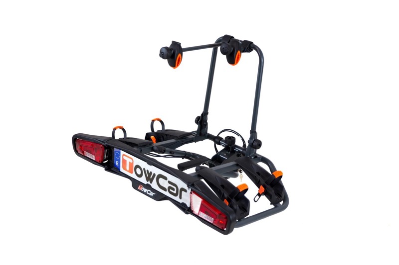 Porte-vélo E-Bike pour attelage de remorque pour 2 vélos