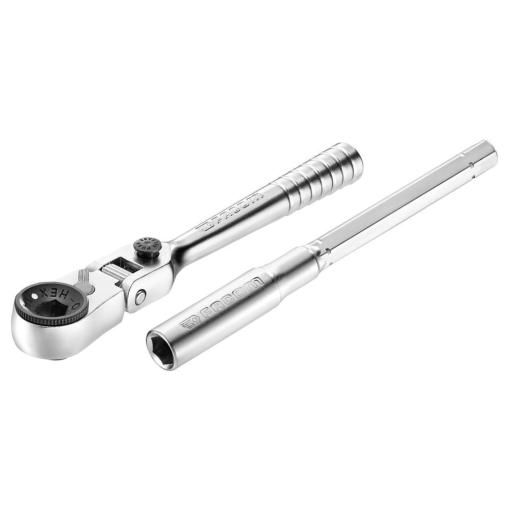 FACOM Cliquet Pour Embouts 1/4' Tete Flexible