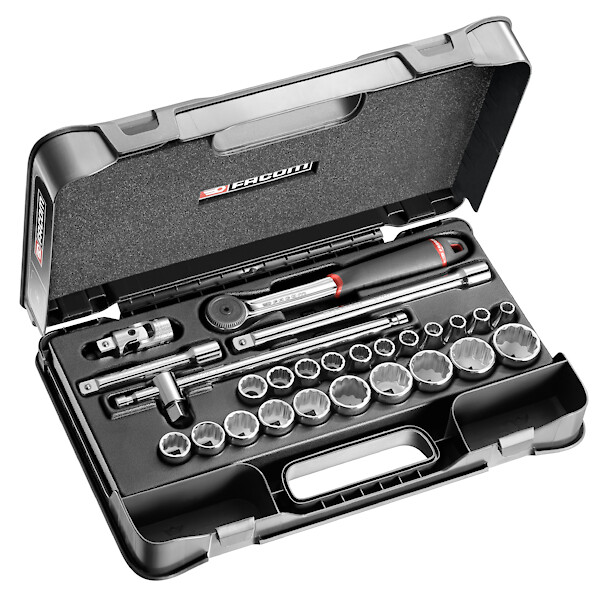 FACOM Steckschluessel-Set 1/2 12-Kant 26-Tlg
