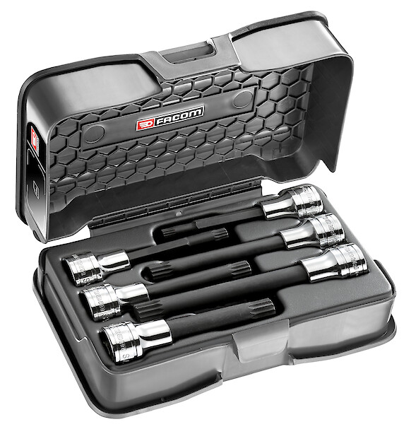 FACOM Coffret Douil-Tvs 1/2' Xzn Long M6-M12