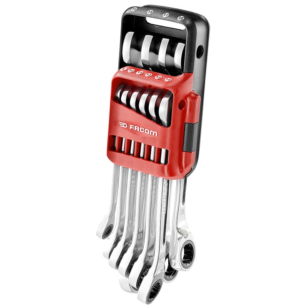 FACOM Knarren-Ring-Maulschluessel,Set 10-Tlg