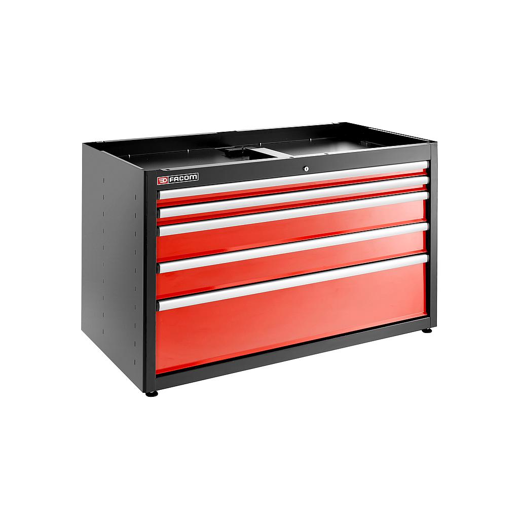 FACOM Jls3 Dopp. Unterschrank 5 Schub. Rot